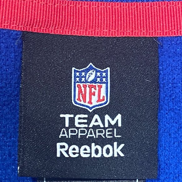 Reebok NFL Team Apparel New York Giants Football Fleece Lined Pullover 2XL EC - Picture 4 of 9